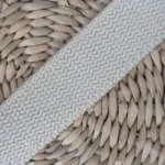 Sangle beige et doré lurex de 30 mm pour sac sur le site Johanna Créations