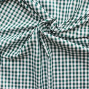 N°121 - Vichy vert foncé 10 mm