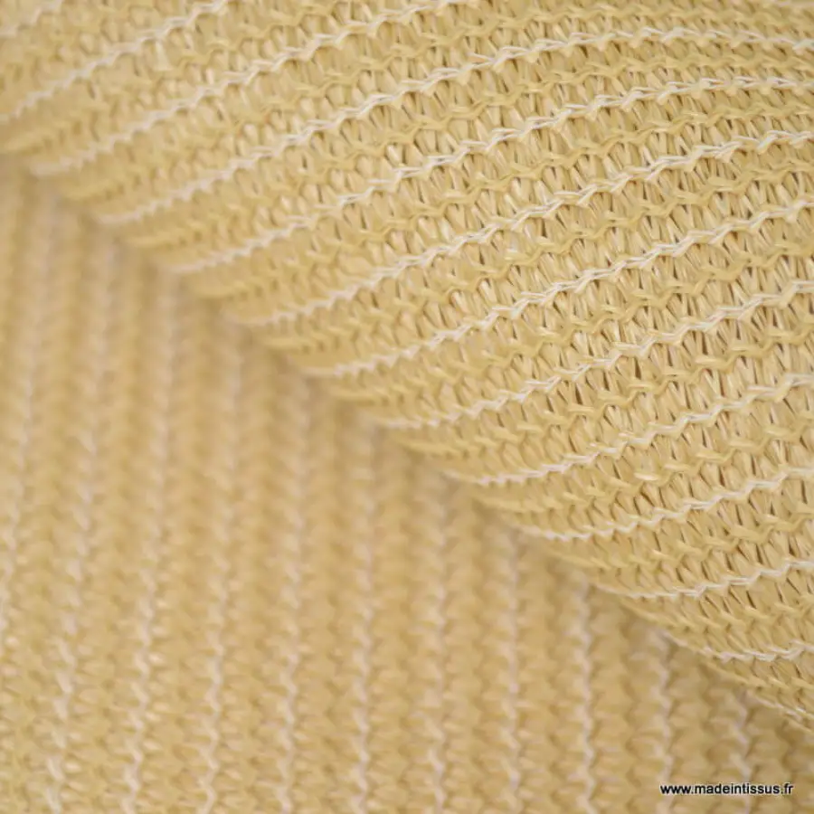 Tissu effet naturel style Raphia sur le site Johanna Créations