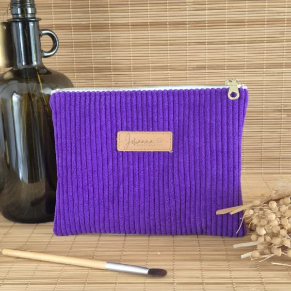 Trousse plate violet Trousse plate violette/lavande