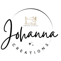 Logo de l'entreprise Johanna Créations, créations de sacs et accessoires artisanales en couture à Challain La Potherie en Anjou Maine et loire France